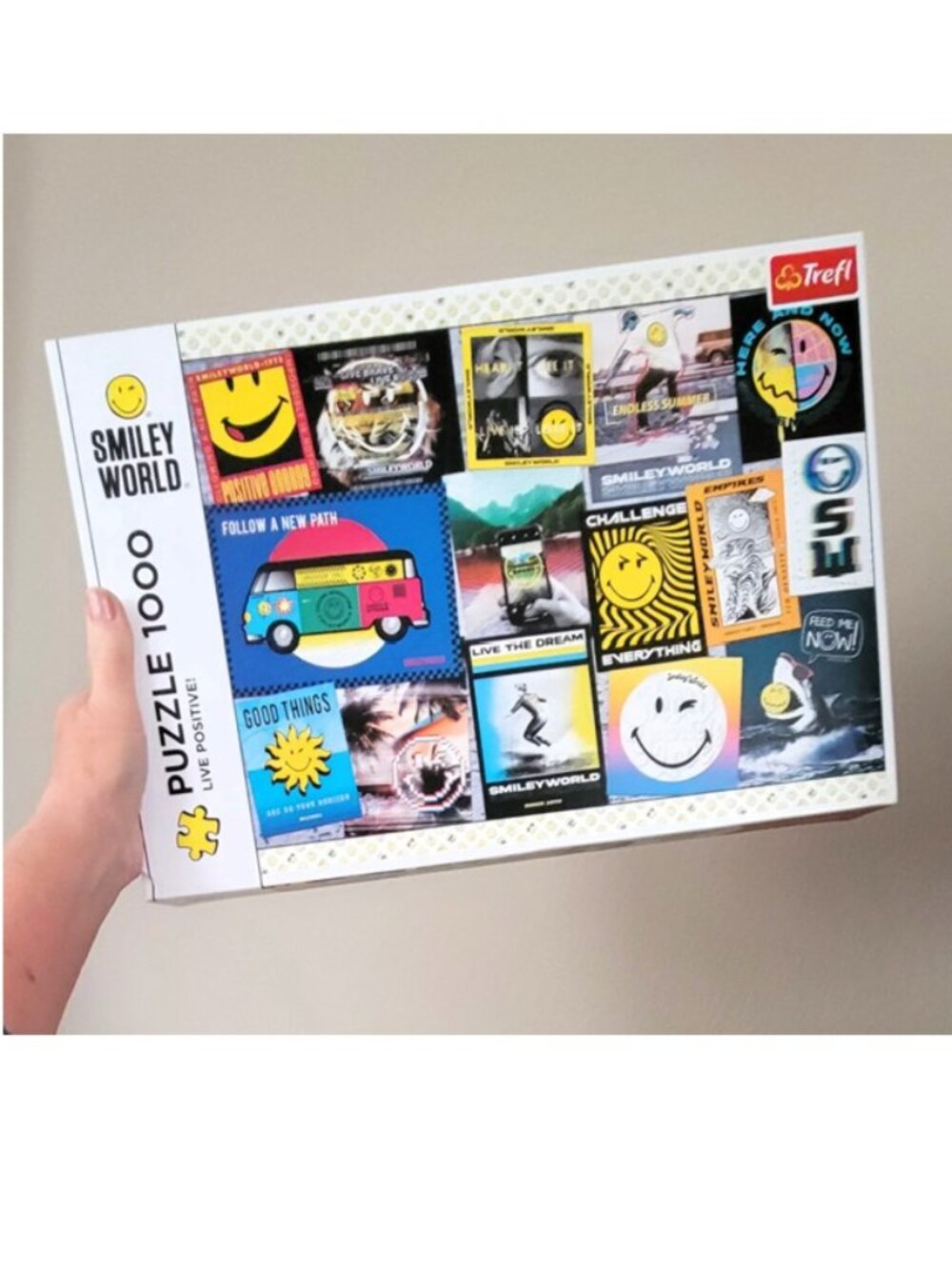 Trefl THINK POSITIVE Smiley World Jigsaw Puzzle 1000 pieces
